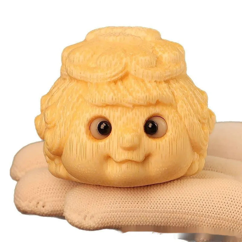 Golden toad princess bamboo ornament for Children's Day decoration