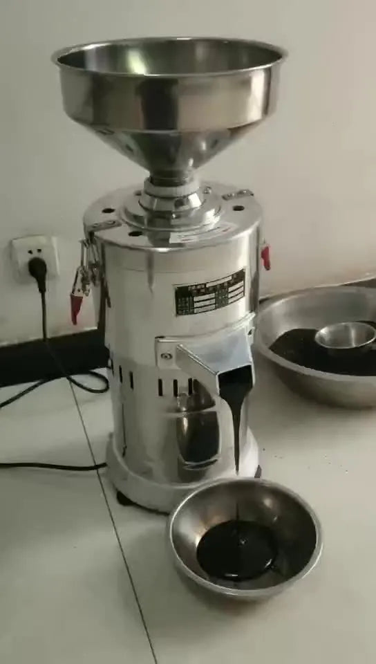 ZX-100Y electric sesame paste grinding machine with stainless steel construction