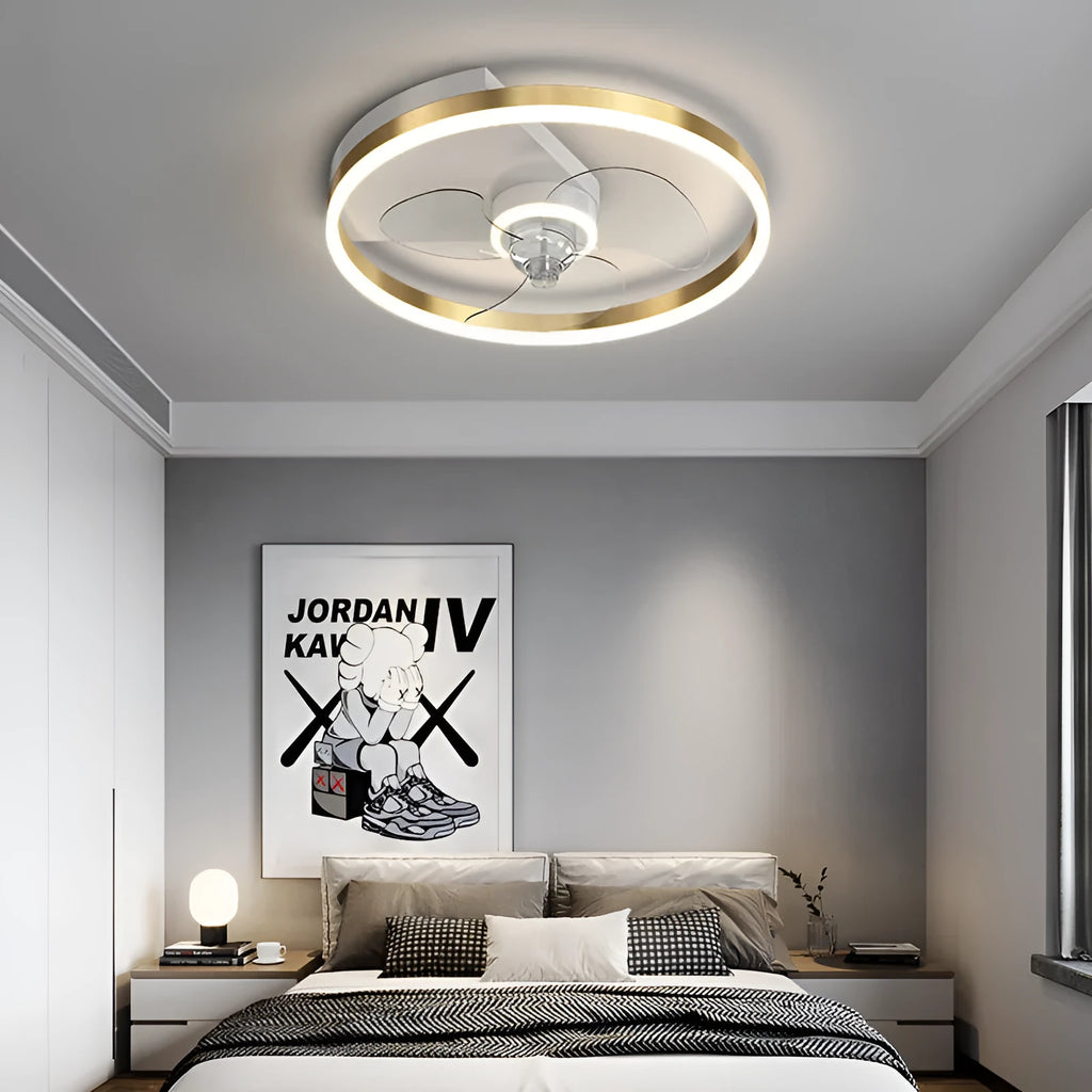 Modern Nordic ceiling lamp with iron body and LED light for children's rooms