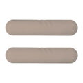 Silicone-edged hand-drawn dumbbell stick in a selected colour, shown with weight options for fitness training.