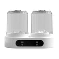 White USB-powered double bucket mini washing machine for underwear and small garments