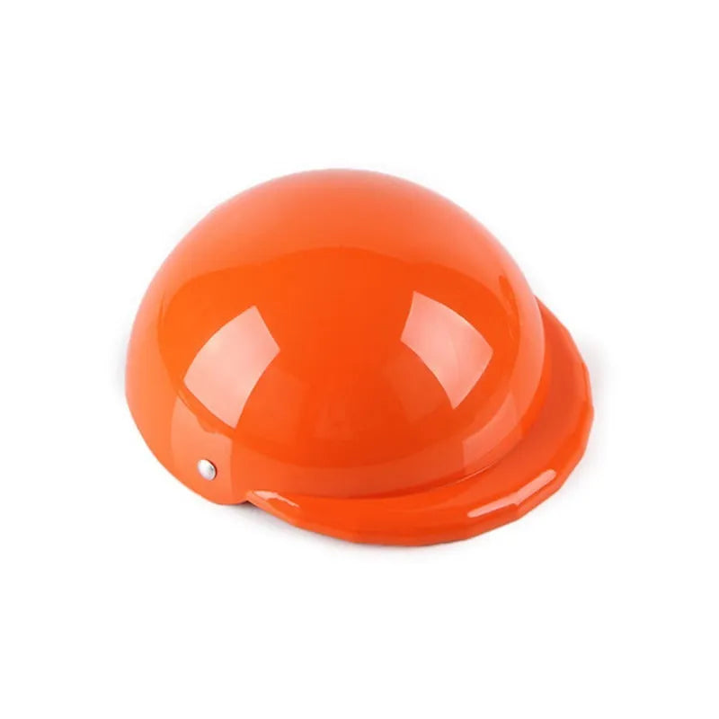 Plastic dog motorcycle helmet in solid colours with Japanese South Korean style design
