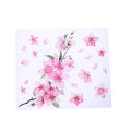 Cherry blossom flower pattern car sticker on vehicle window, available in two size options.