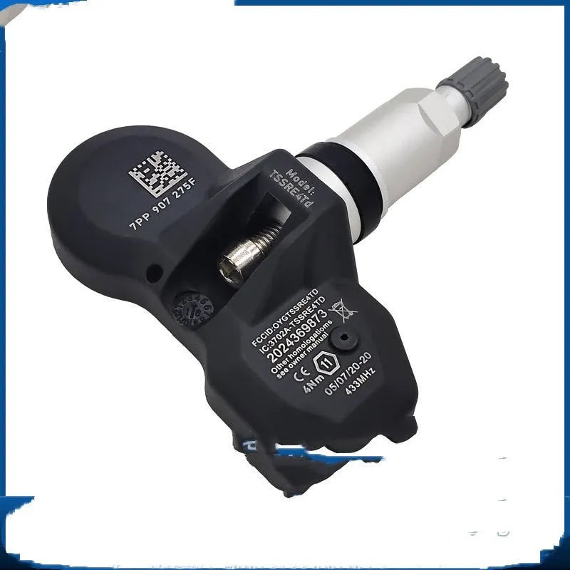 Black car tyre pressure monitor sensor for Audi vehicles