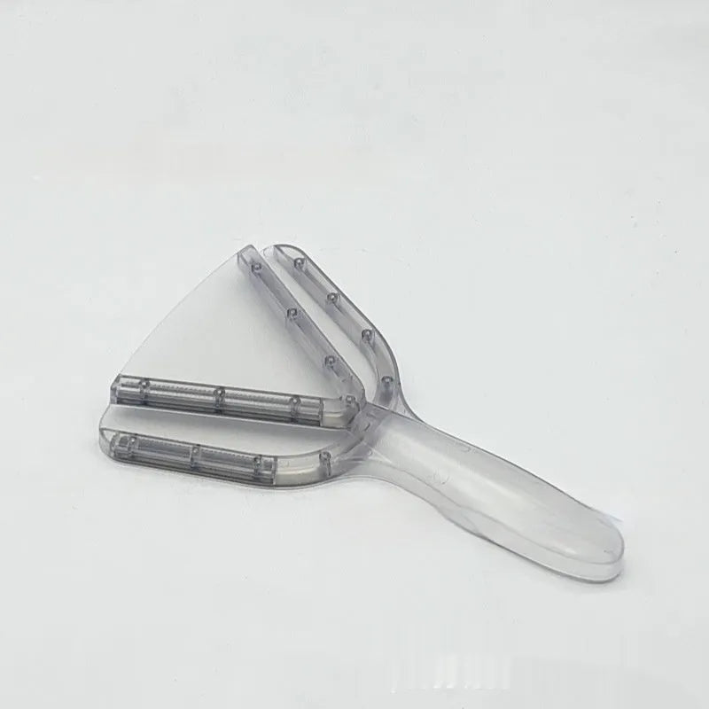 Adjustable telescopic bottle opener with non-slip handle in red, collapsed to show its size.
