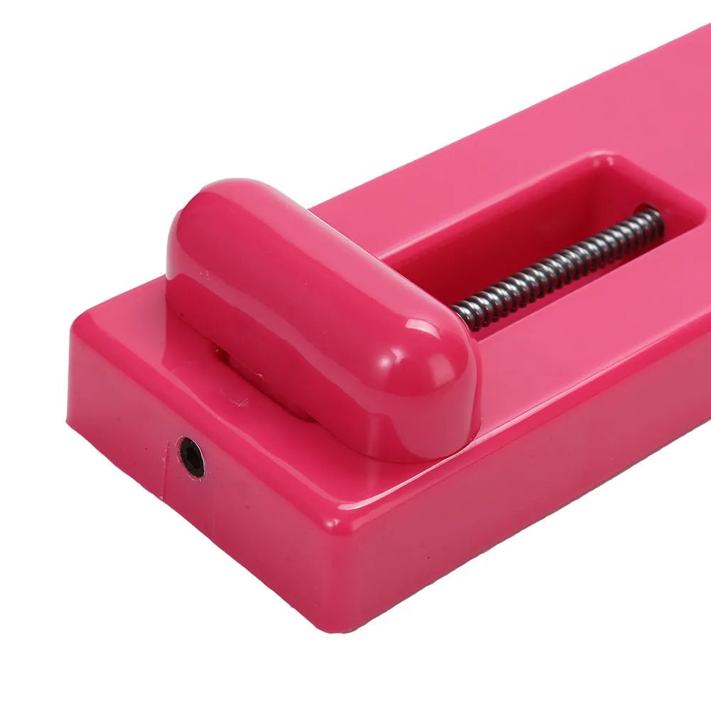 Pink and white ballet instep foot trainer for rotation and flexibility exercise.