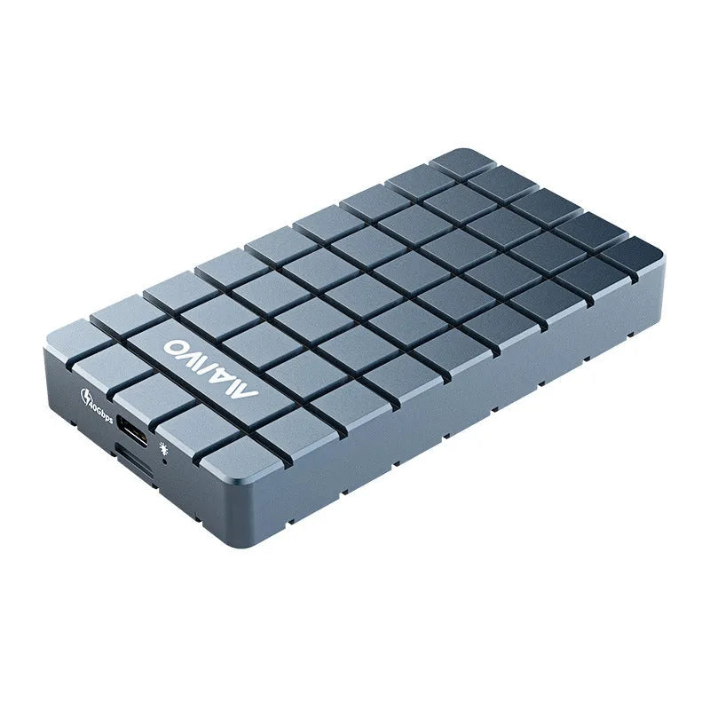 USB4 hard disk box aluminium enclosure measuring 50x118x13mm with 40Gbps speed