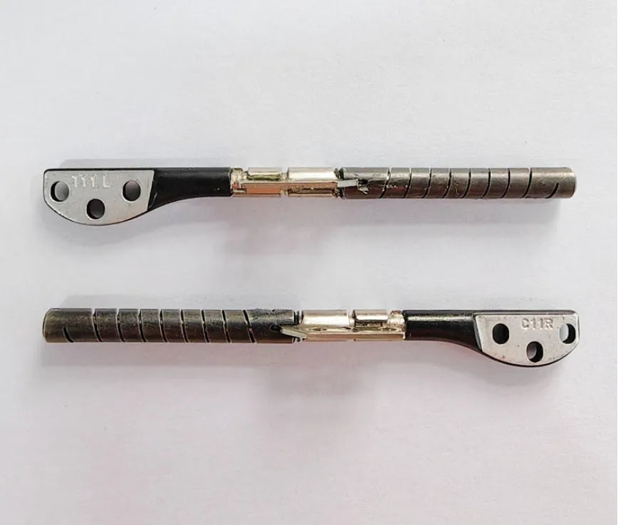 Grey metallic screen rotating shaft for MacBook Pro 15-inch A1286 laptop hinge repair