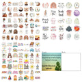 Set of 50 random graffiti sticker designs for personalising laptops and water bottles