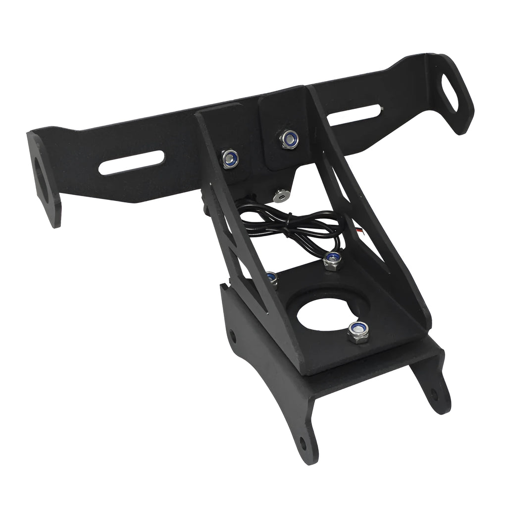 Black aluminium alloy licence plate bracket for Honda motorcycle rear mounting