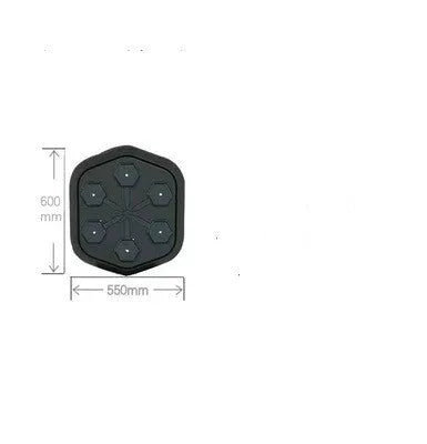 Black smart boxing machine with Bluetooth connectivity and 200kg strike capacity