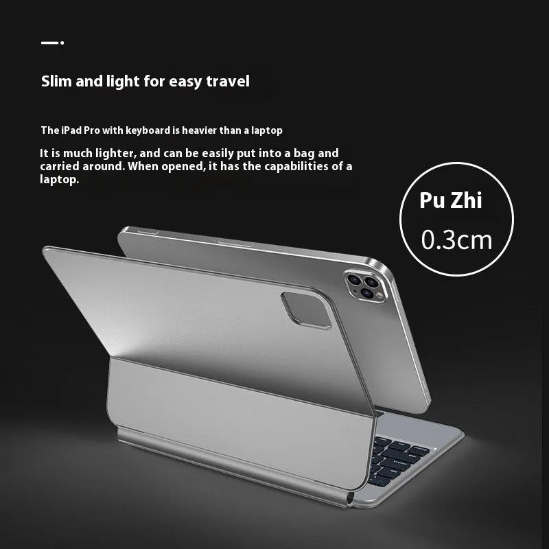 Magnetic Bluetooth keyboard with protective sleeve for 11 inch iPad tablets in multiple colour options