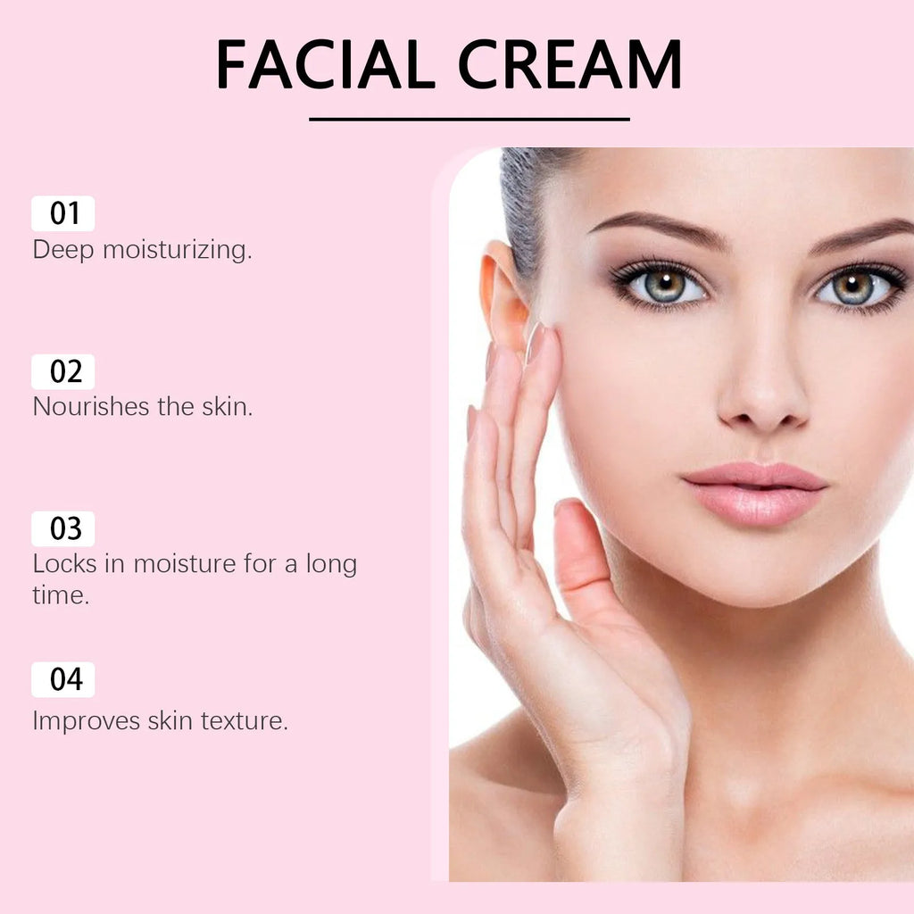 100g Sakura Butter Cream nourishing moisturising face cream in white jar