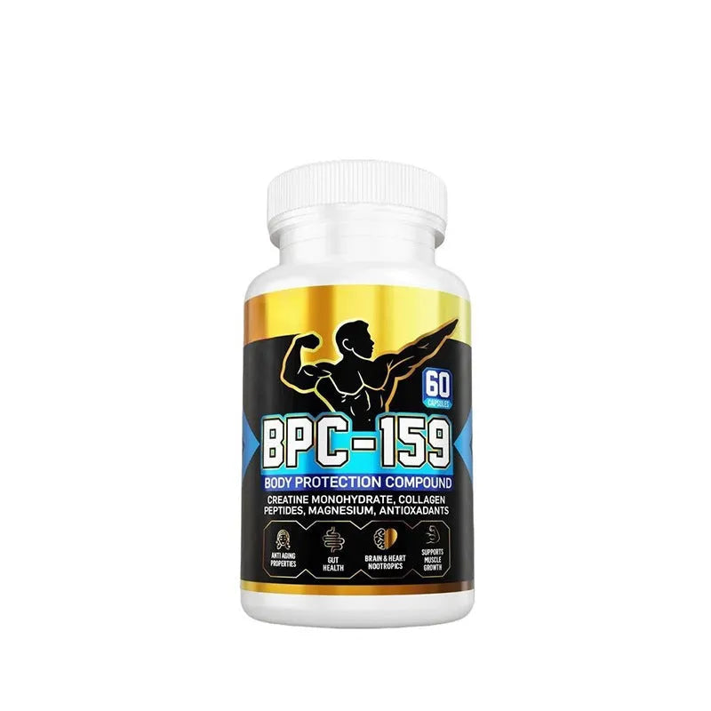 One bottle of body energy support supplement capsules for daily use