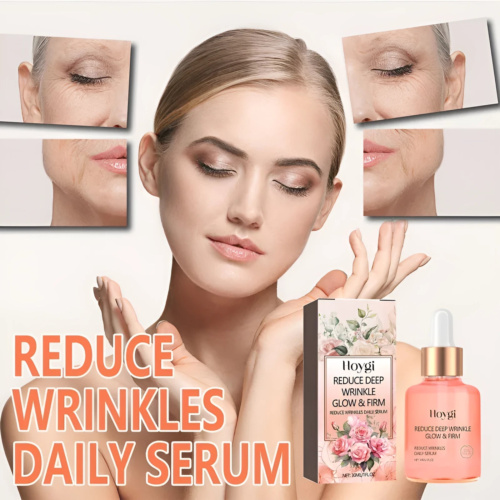 30ml rose essential oil bottle for wrinkle smoothing and skin brightening skincare