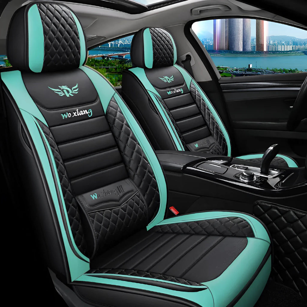 High elastic sponge car seat cushion in Sport Red colour on a car seat.