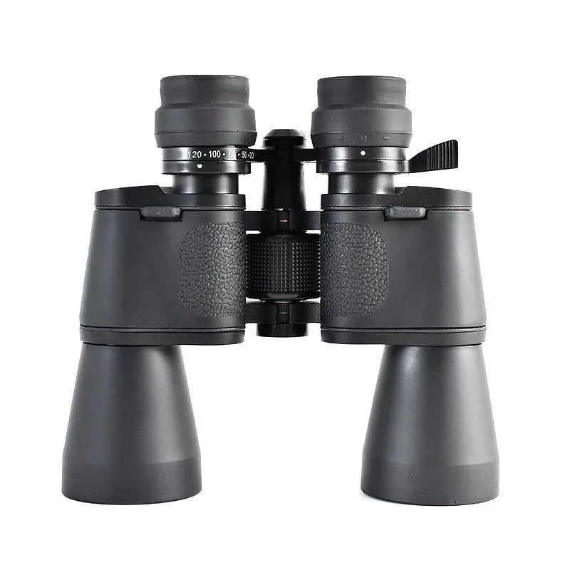 20-120x100 continuous zoom binocular telescope with double barrel construction