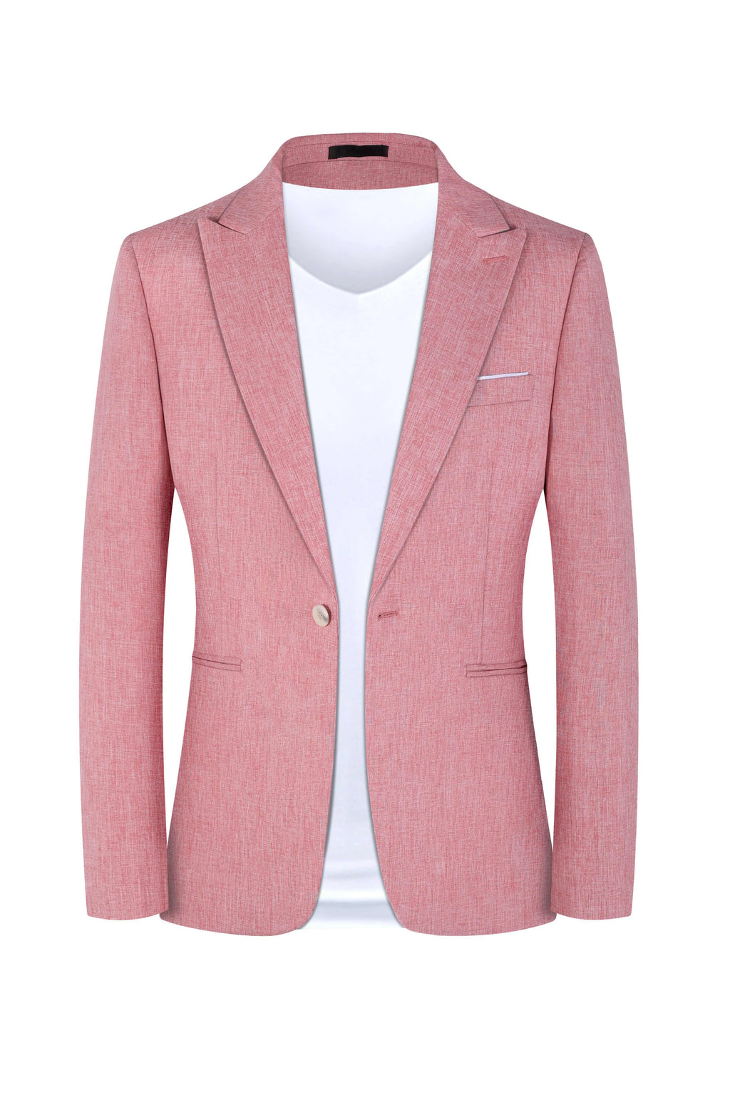 Men's light blue casual Western-style blazer jacket for summer smart wear.