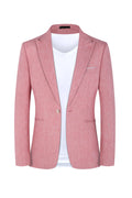Men's light blue casual Western-style blazer jacket for summer smart wear.