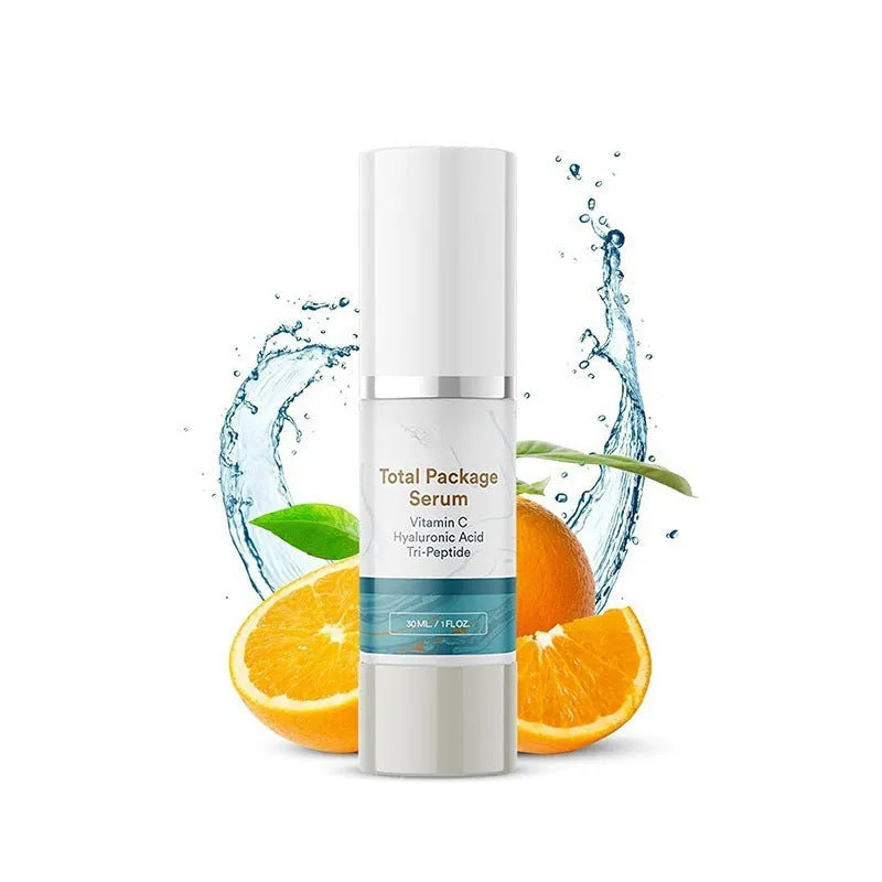 30ml bottle of moisturising and brightening facial essence serum.
