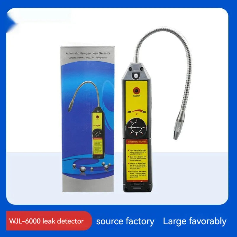 WJL-6000 halogen car leak detector with 20cm probe for refrigerant system testing