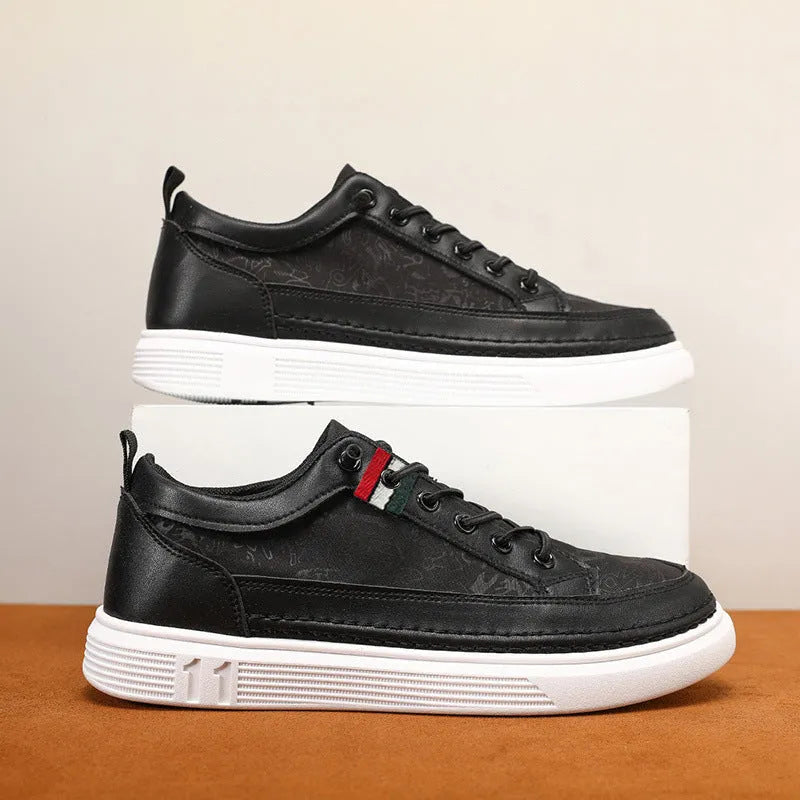 Men's high-cut bandage style casual sneaker in grey with a round toe and PVC sole.