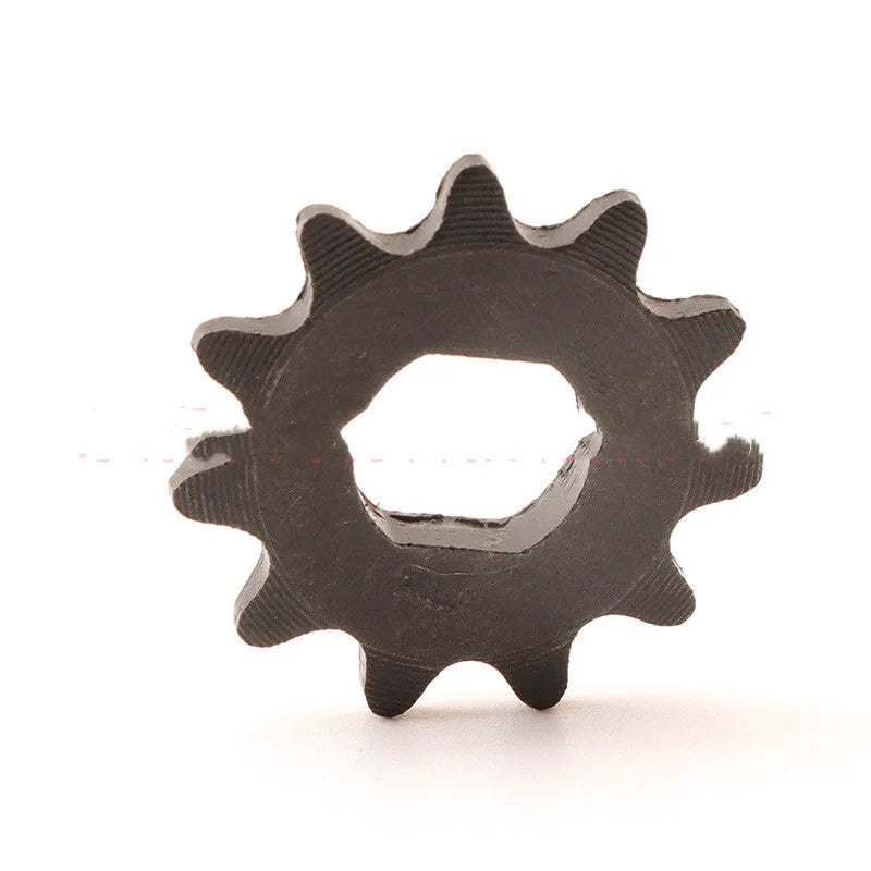Cast iron non-circular 11-gear for motorcycle 25hT8F chain reduction system replacement