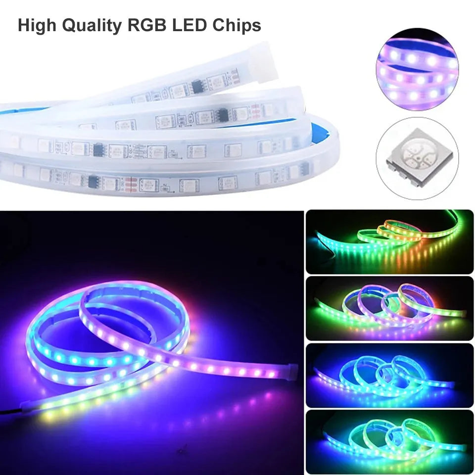 Flexible PVC LED strip light for General Motors car engine bay in selectable lengths and colours.