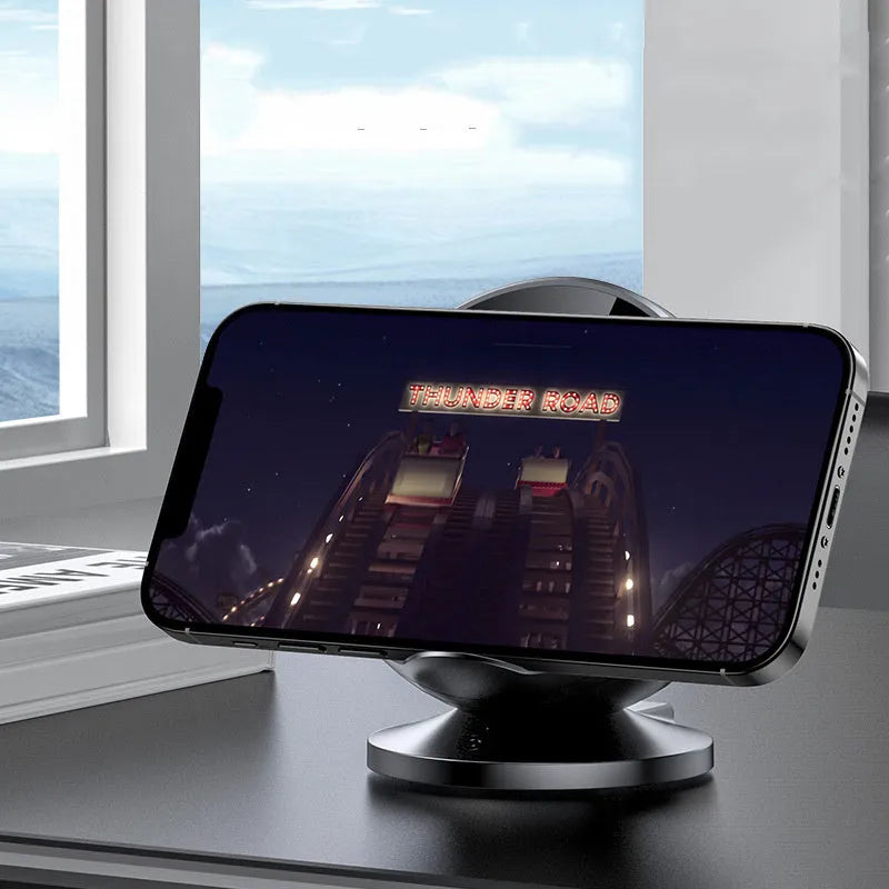 XC-11 wireless phone charger holder with Bluetooth speaker in black, blue, pink or white