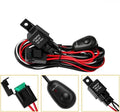 LED roof spotlight wiring harness with 2 metre silicone cable for vehicle lighting installation