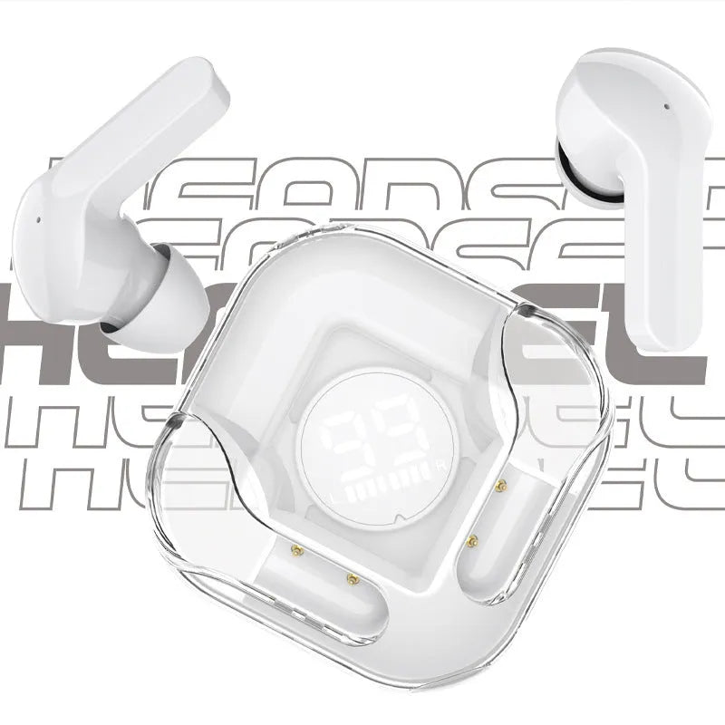 Wireless Bluetooth headset TWS in-ear design with transparent noise reduction in multiple colour options