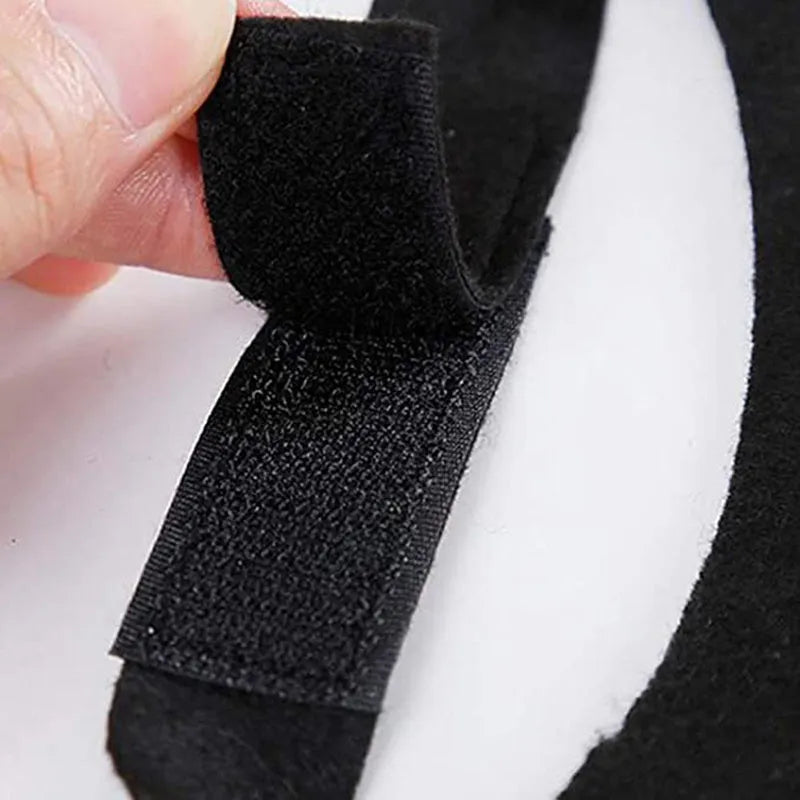 Black felt bat wings for a cat with adjustable Velcro straps, Halloween pet accessory