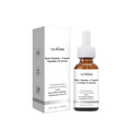 30ml amber glass bottle of facial moisturising oil for wrinkles with a dropper.