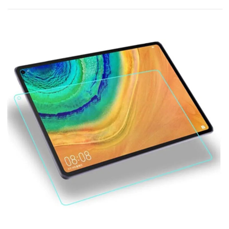 Huawei MatePad tempered glass screen protector film for 10.8-inch, 10.4-inch, and 12.6-inch tablet models.