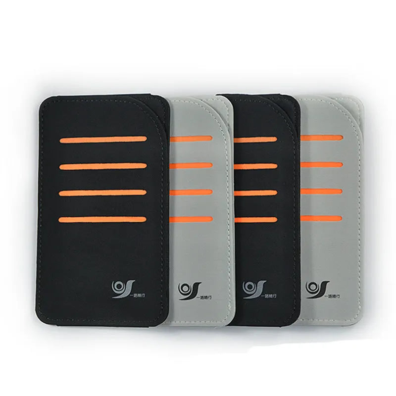 Car sun visor card package kit with storage bag and multiple clip-on shading panels