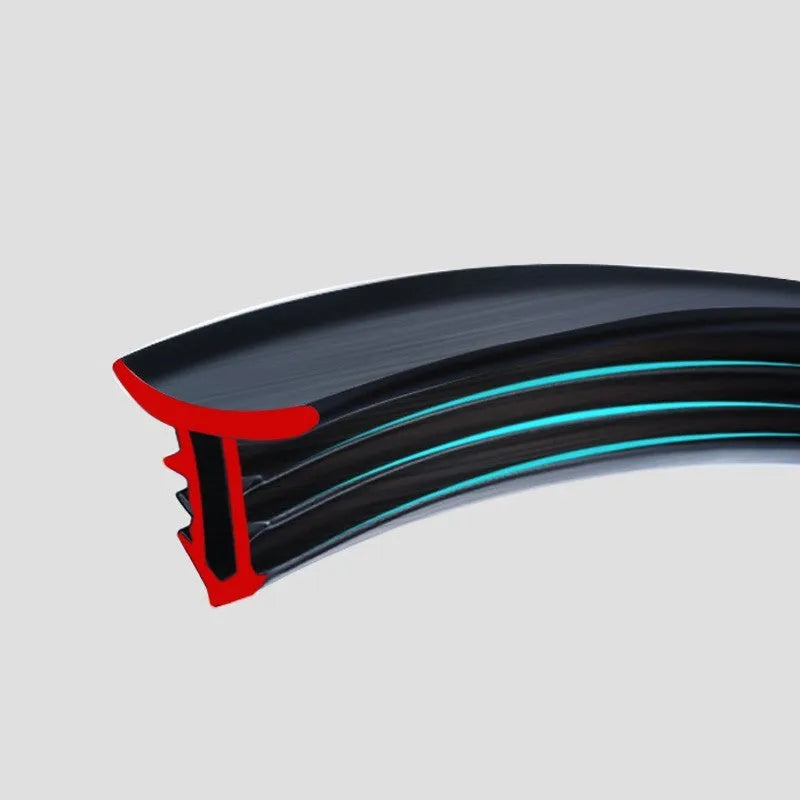 Mitsubishi Outlander dashboard soundproof seal strip with six card slots, 1.6 metre silicone construction
