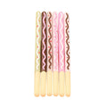 Plastic realistic biscuit chocolate bar design erasable gel pen with black ink 0.38mm fine tip