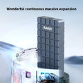 USB4 hard disk box aluminium enclosure measuring 50x118x13mm with 40Gbps speed