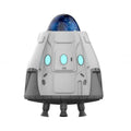 White space capsule-shaped Northern Lights ambience light with remote control
