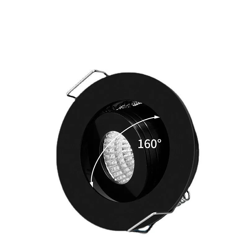 LED mini spotlight concealed ceiling light aluminium housing 1W 3W 220V