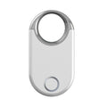 Compact black and white GPS tracking device for pets and children with USB charging port
