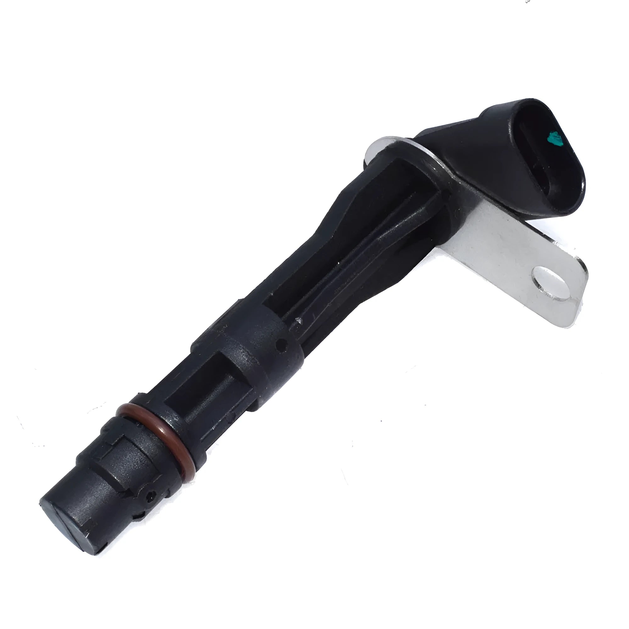 Black universal automotive sensor for General Motors vehicles compatible with multiple OE part numbers