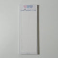 Blue B5 half-size vertical notepad with 30 pages for English words and double-sided notes.