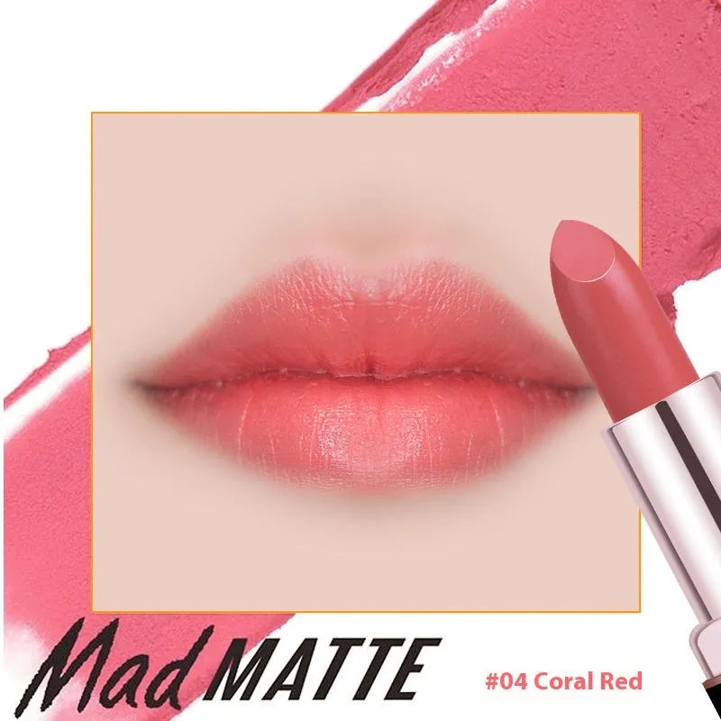 Fey Beauty moisturising lipstick in cameo brown and milk tea shades with 3.8g content