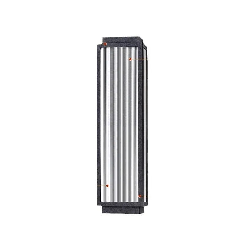 Stainless steel waterproof outdoor wall lamp for garden and courtyard lighting
