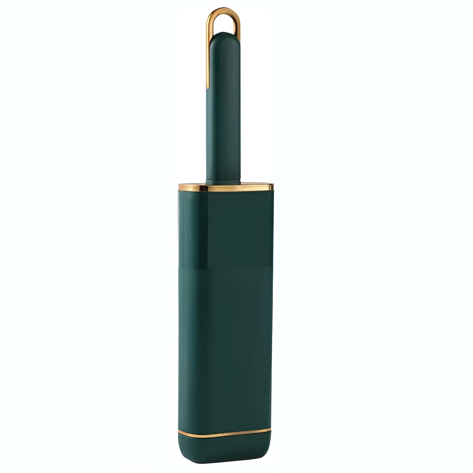 Pet hair removal brush with storage base in blue, green or white colour options