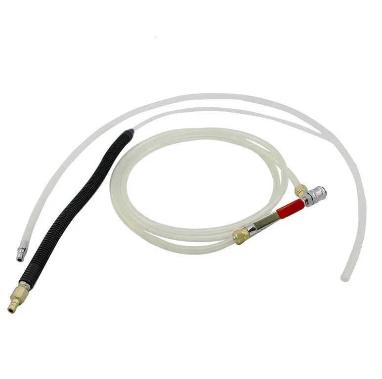 Pneumatic automatic transmission oil changer with 10L or 6L tank and 220W power unit for garage fluid exchange.