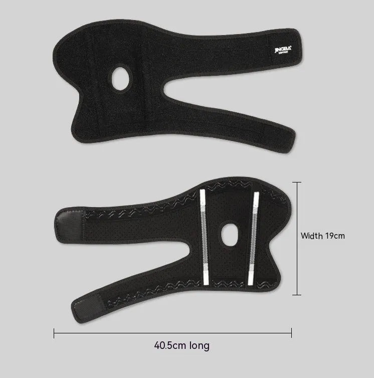 Black adjustable sports elbow guard for adult training in multiple sports