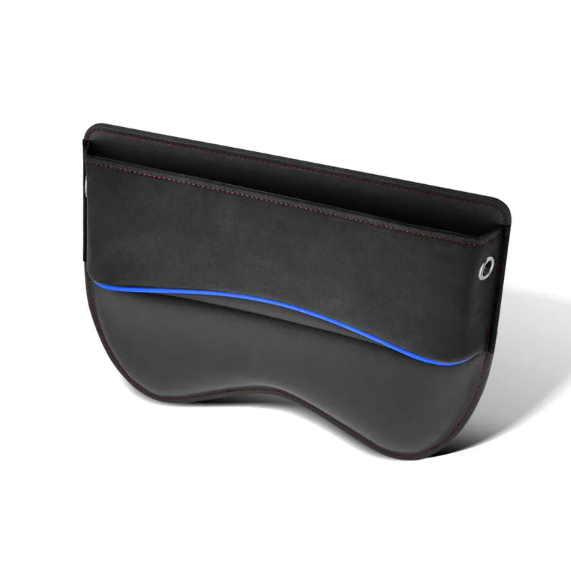 Leather car seat storage box organiser in multiple colour options