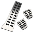Stainless steel car accelerator pedal set for Hyundai vehicles with automatic or manual gear configuration